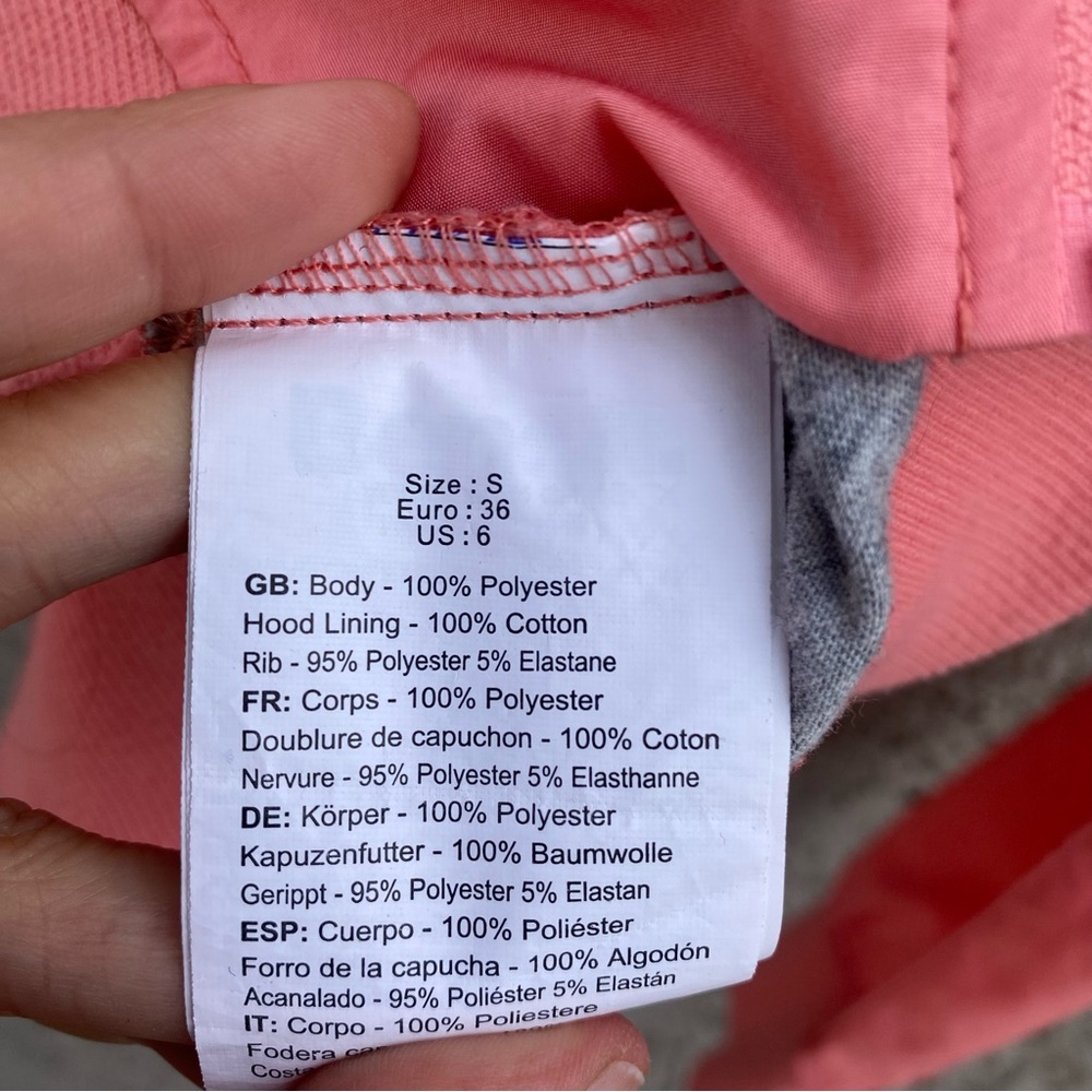 BENCH Pink Windbreaker Hooded Jacket - Picture 5 of 12